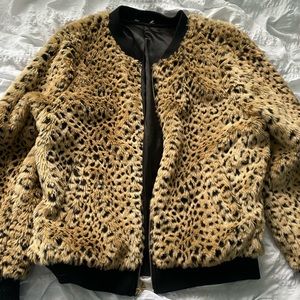 Leopard print jacket